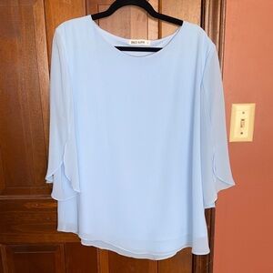 Grace Karin Soft Blue Women's Blouse